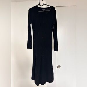 Ribbed tea length Club Monaco sweater dress size M